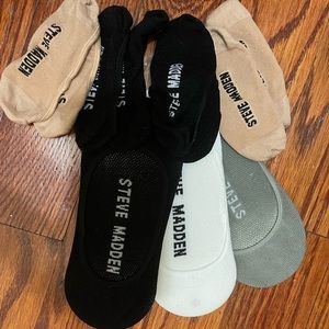 NWT Steve Madden No Show Socks / 7 pairs / Size 6-8